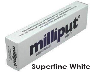 Milliput Superfine White - Colla epossidica bicomponente BIANCA - Reef Mania